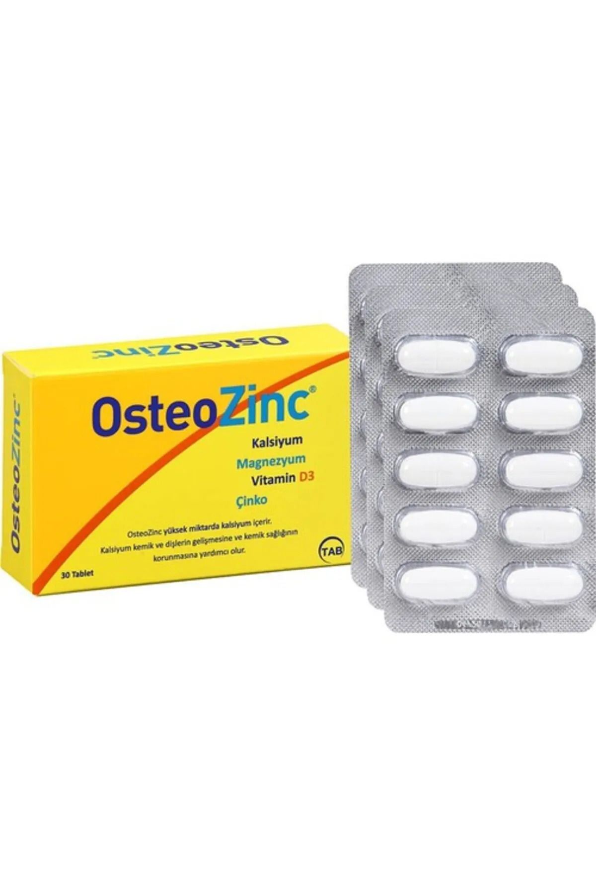 Osteozinc Kaisiyum MagnezyumÇinko D Vitamini...