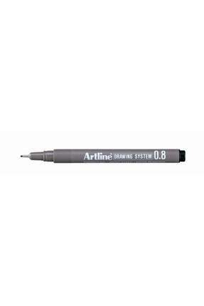 0.8 mm Siyah Çizim Kalemi Drawıng System 238 Image 0