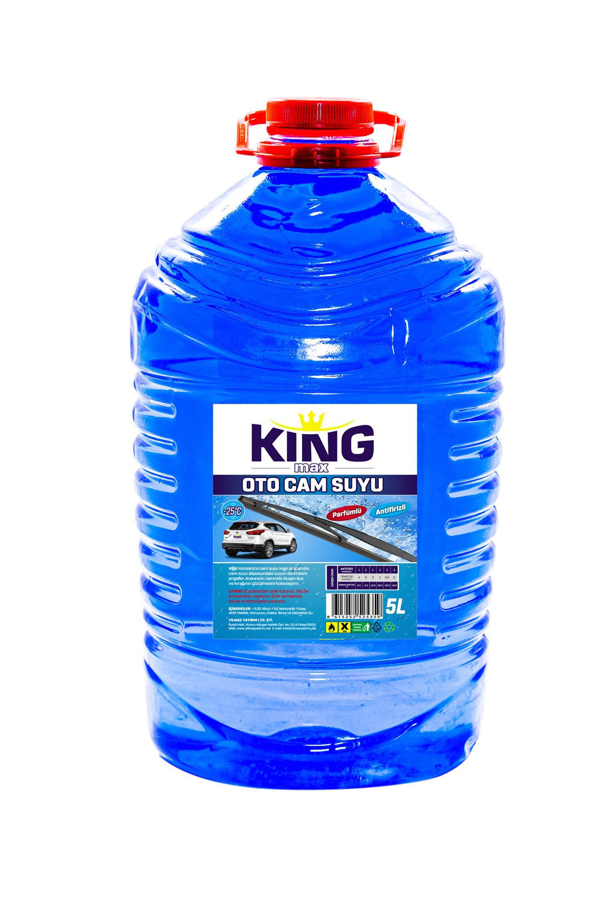 Kingmax Kıng Max Oto Cam Suyu5 Lt -25 Derece