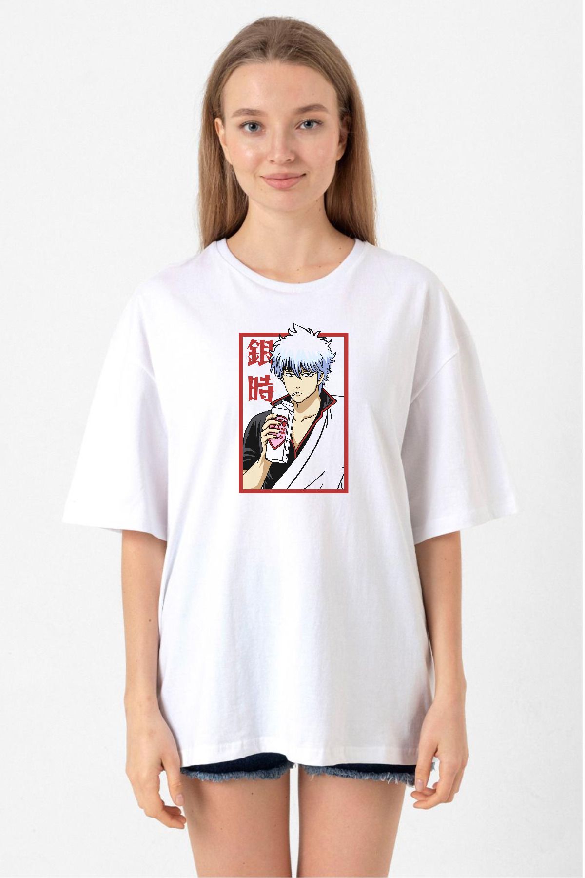 Tshirthane Gintama AnimeGintoki Fruit Juice B...