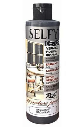 Selfy Decor Kendinden Vernikli Boya 872 Antrasit 240 Cc Image 0