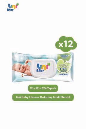 Hassas Dokunuş Islak Mendil 52 Li X 12 Adet Image 0