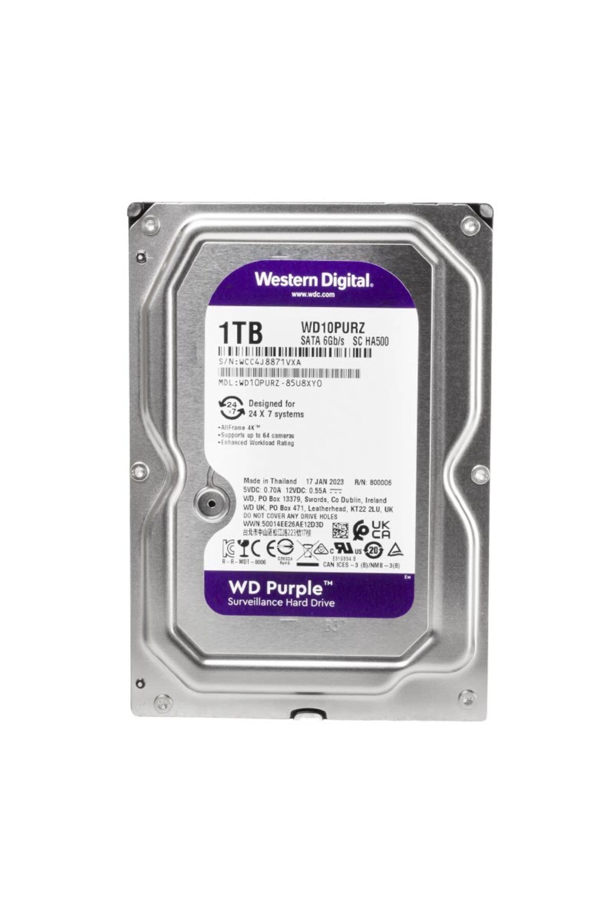 nazeninstoğu DIGITAL PURPLEWD10PURZ 1 TB SATA...