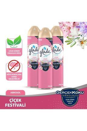 Aerosol Oda Kokusu Çiçek Festivali 3 'lü Set Image 0