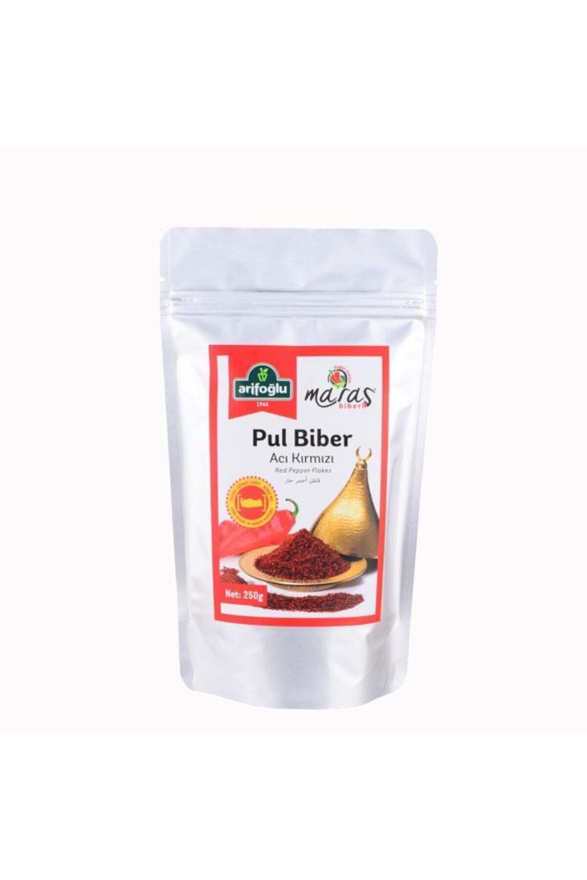 Arifoğlu Pul Biber (Acı) (Maraş Biberi) 250g