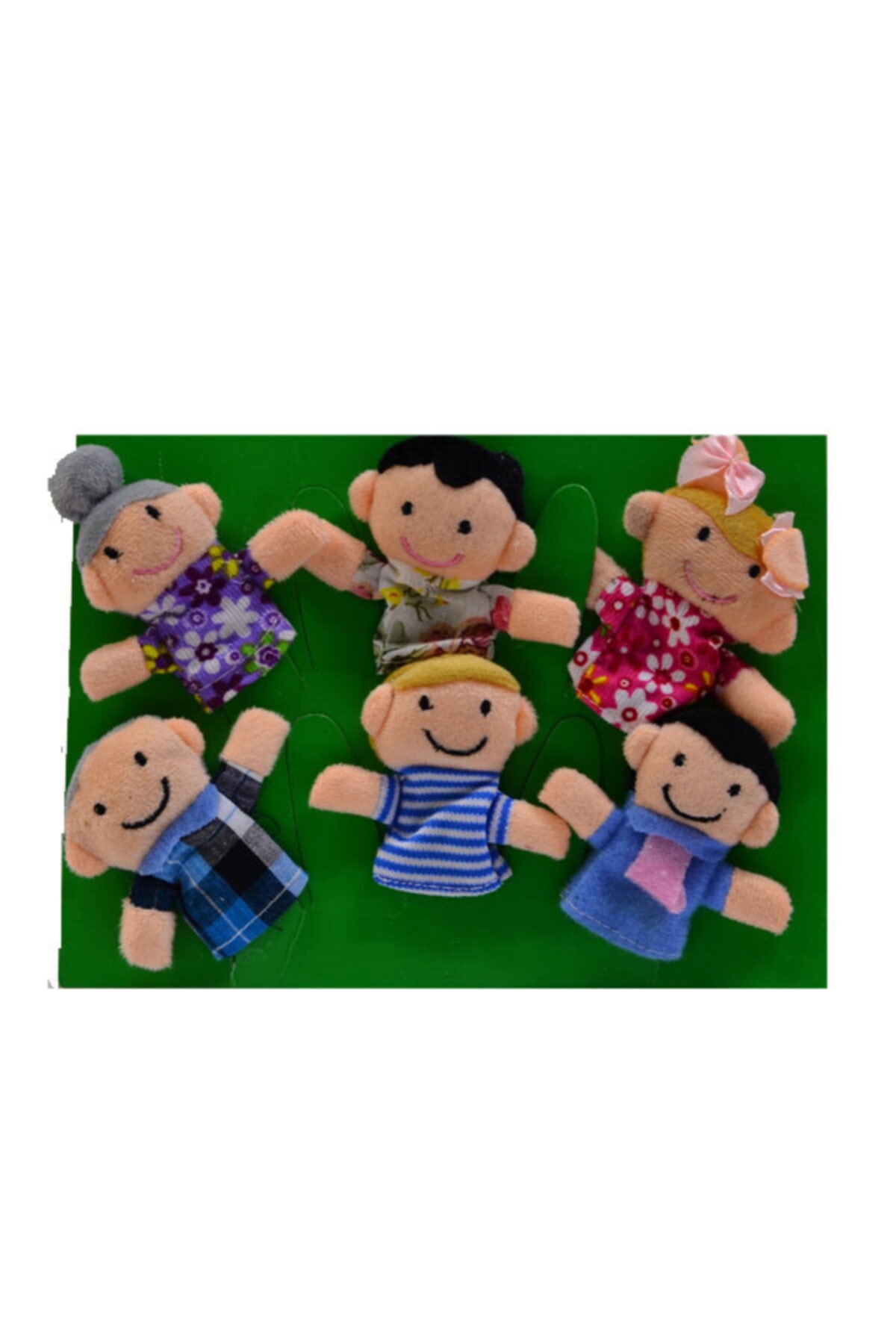 osman kızılkaya Poşetli 6 Lı Aile Parmak Kukla