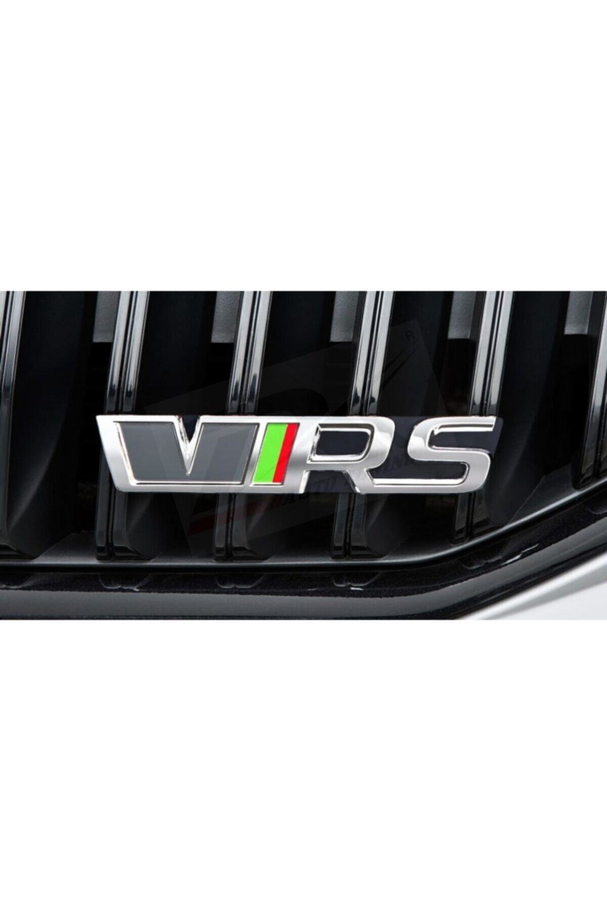 vrs Skoda Krom Metal Ön Panjur Vidalı Logo Amblem