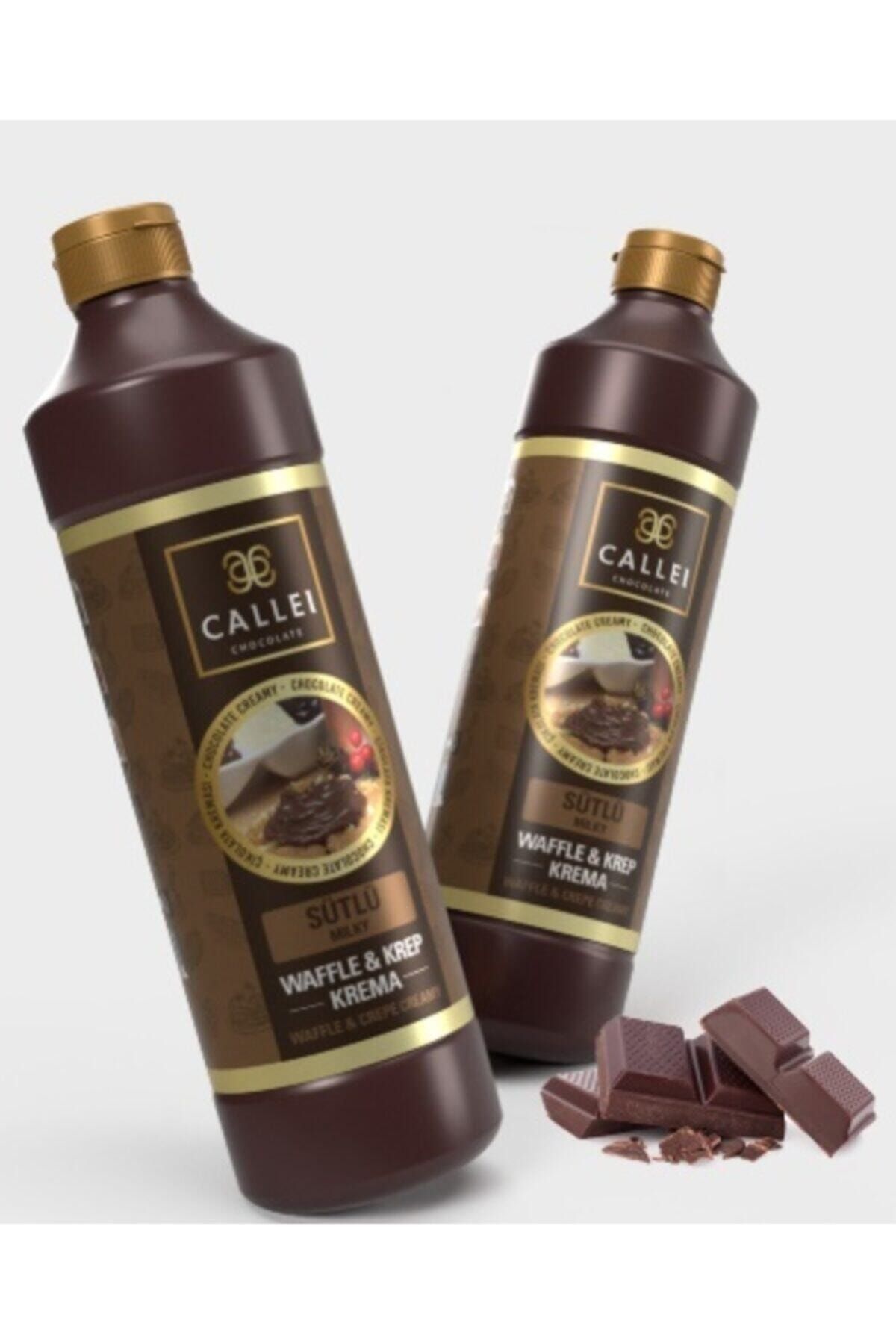 Callei Sütlü Waffle-dondurma-krep-pankek Sos 1000gr