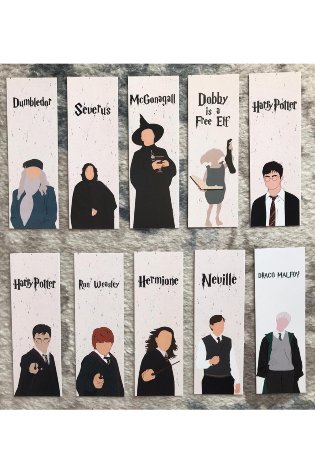 Paytak Moda Harry Potter Hermione Ron Dambledore Severus Mcgonagall Malfoy Kitap Ayraç Set Pytkayr25