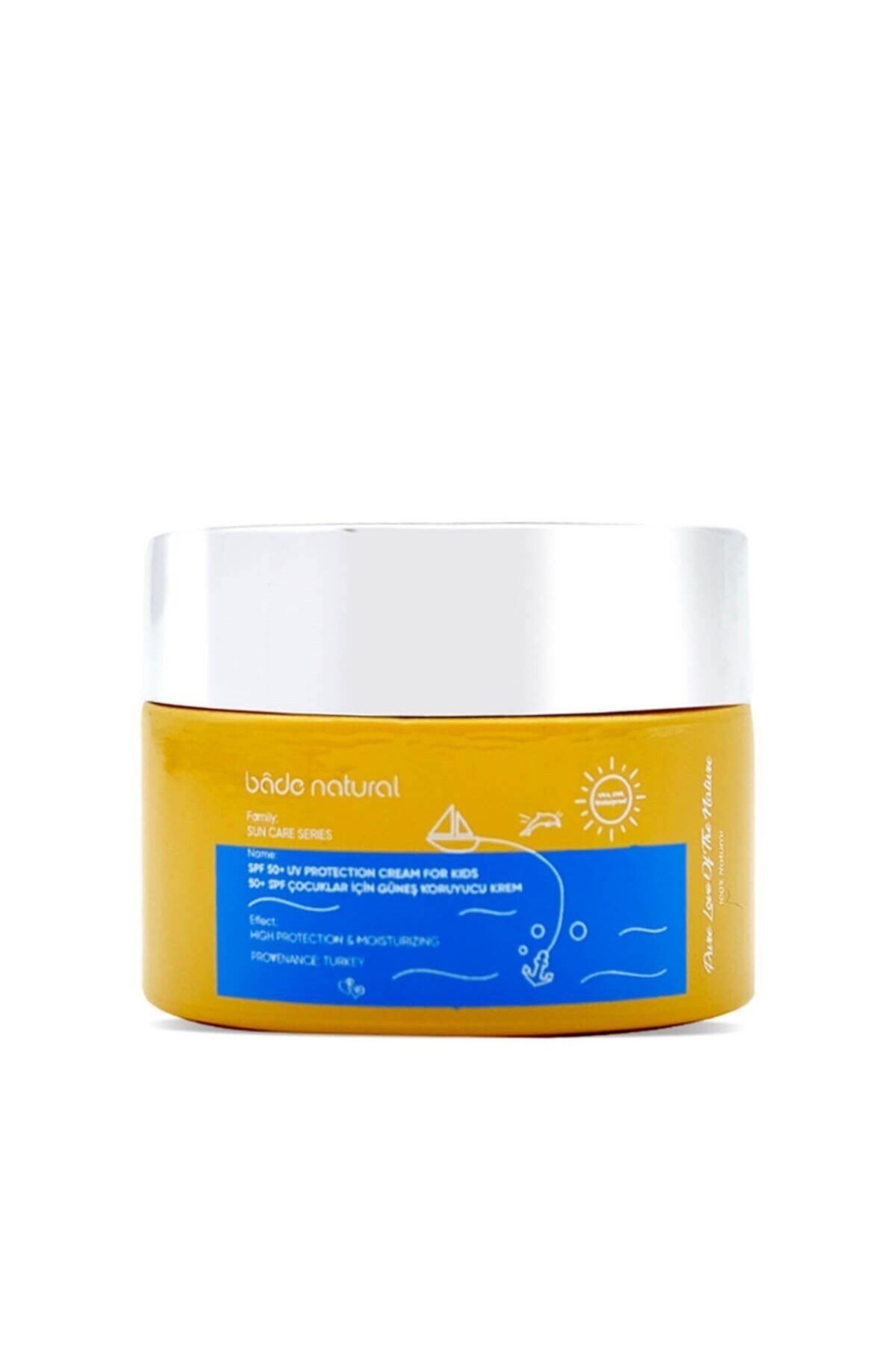 Bade Natural 50+ Spf Çocuklar Için Güneş Koruyucu Krem