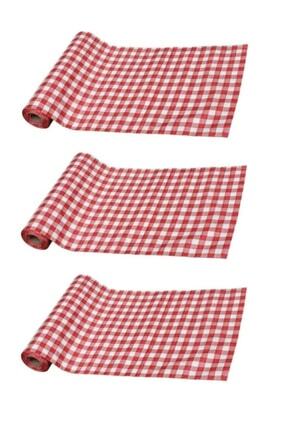 Tek Kullanımlık Masa Ve Aktivite Örtüsü | 100x120 Cm | 3 Rulo | 30 Adet | Kırmızı Renk | Image 0