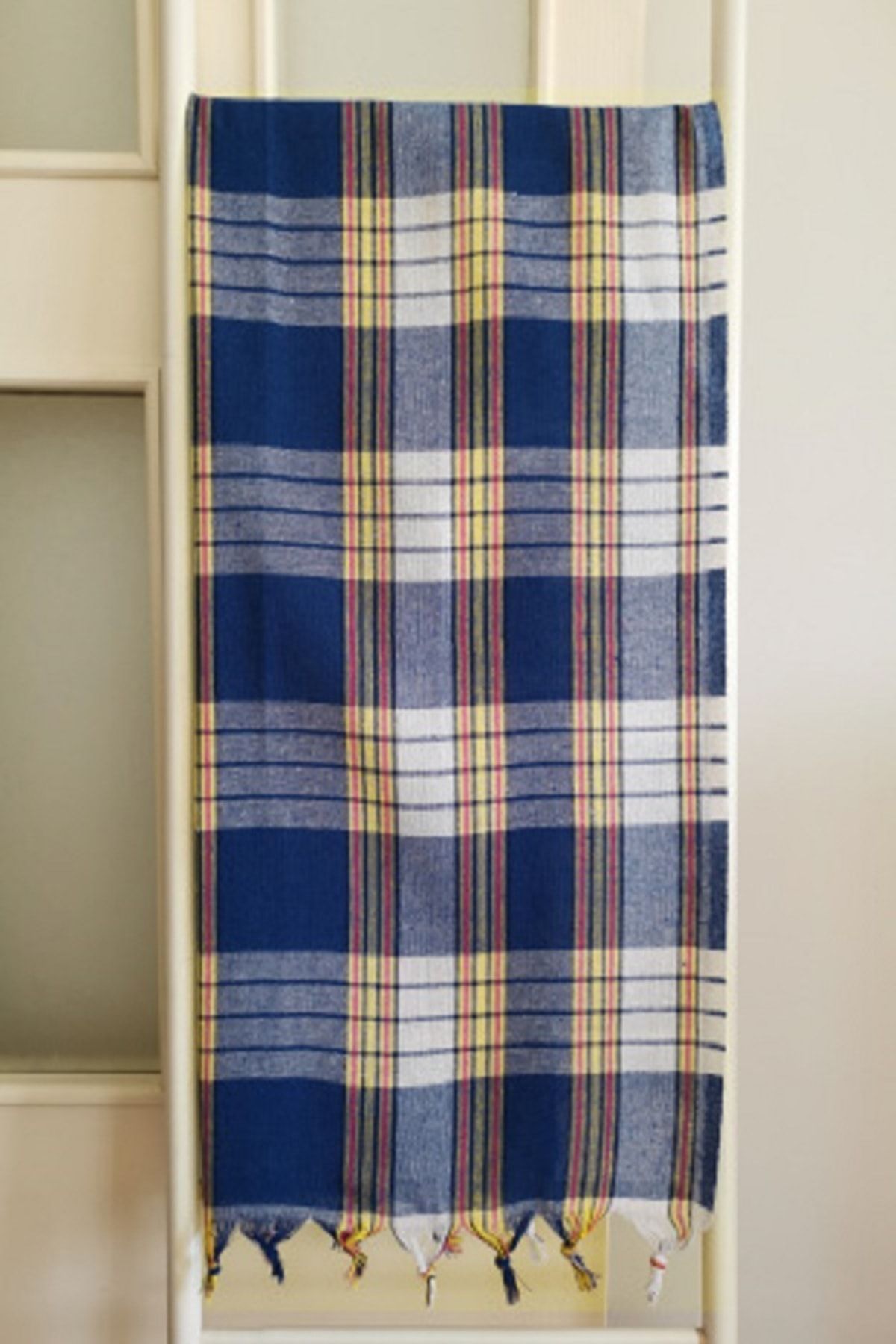 Melis Home Peştemal Banyo Havlusu , Plaj Havlusu 80x180 Klasik Mavi