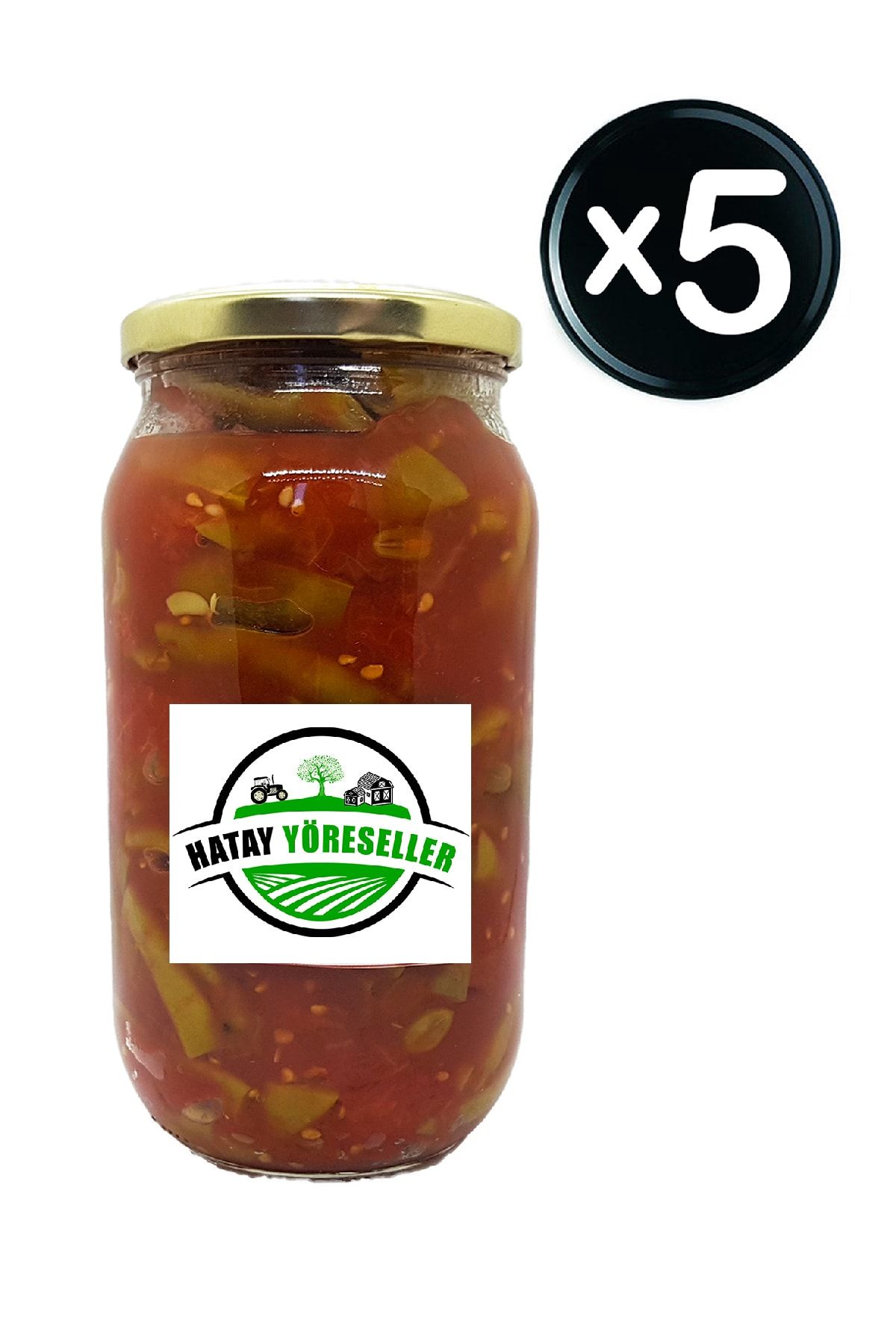 Hatay Yöreseller Konserve Ayşe Kadın Fasulye 1kg X 5