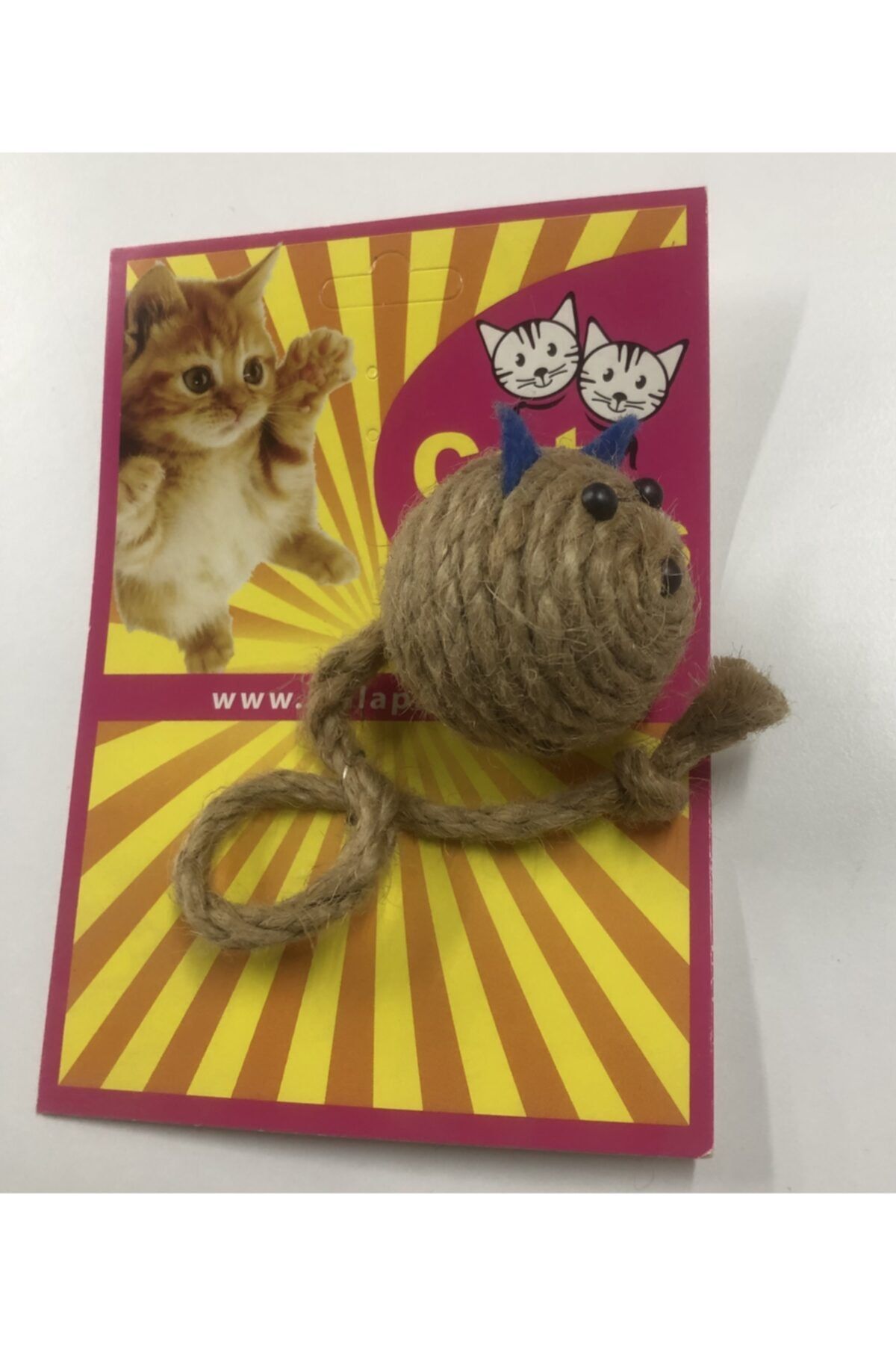 CCA Kedi Oyuncak Hasır Fareli