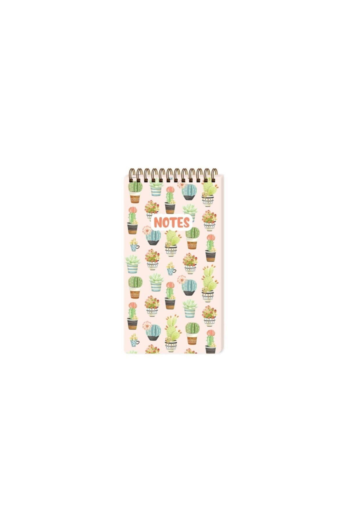 KESKİN COLOR Karton Kapaklı Spiralli To Do List - Cactus