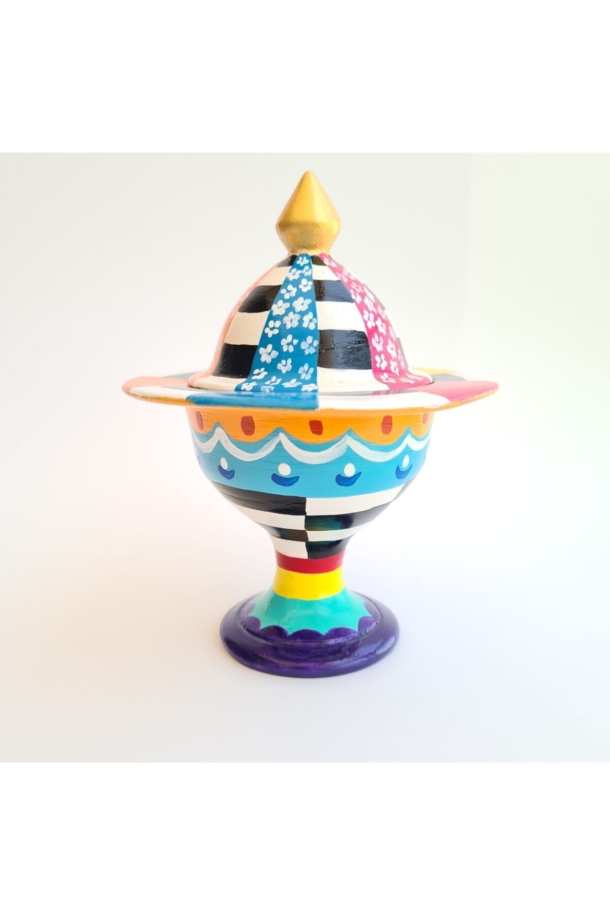 Atölye Tiktak Şekerlik Seramik 'popart' Temalı