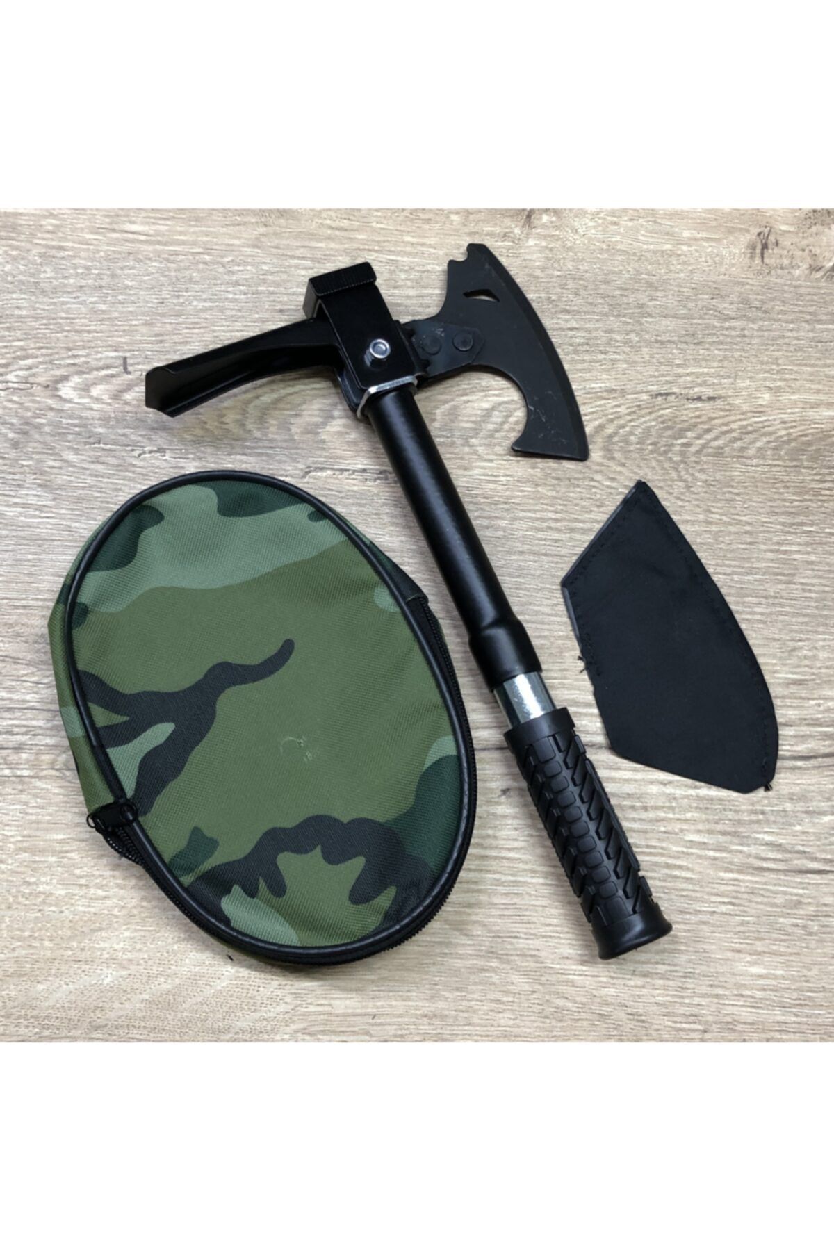 Axe Tools Özel Çantasında Siyah Keser Balta Çekiç Seti Çok Fonksiyonlu Pratik Katlanabilir