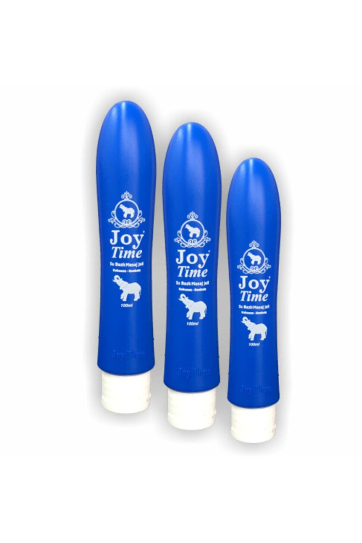 joy time 100 ml  Kayganlaştırıcı Masaj Jeli 3 Adet Kokusuz Renksiz