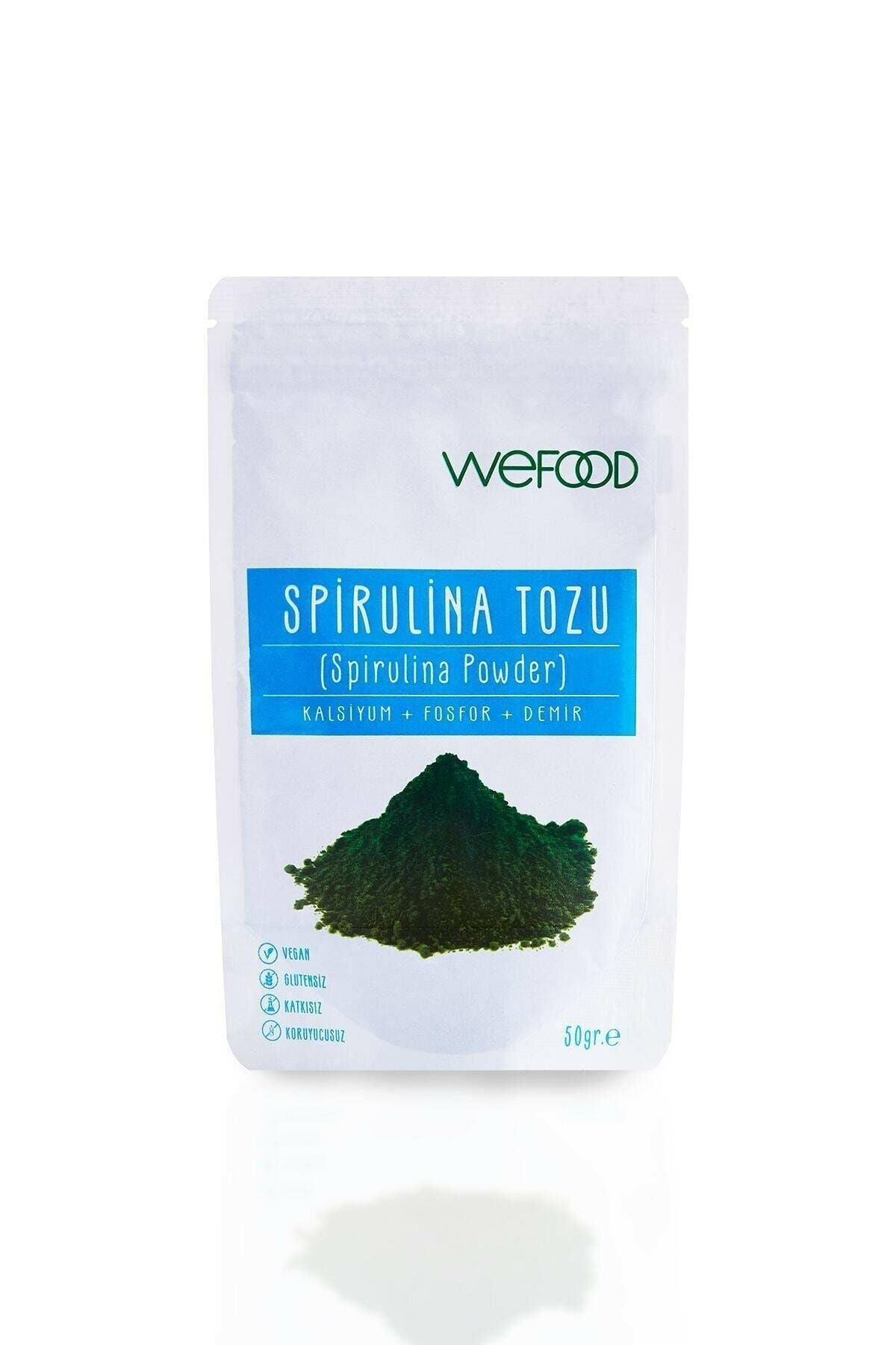 Wefood Organik Glütensiz Vegan Katkısız Spirulina Tozu 100 Gr