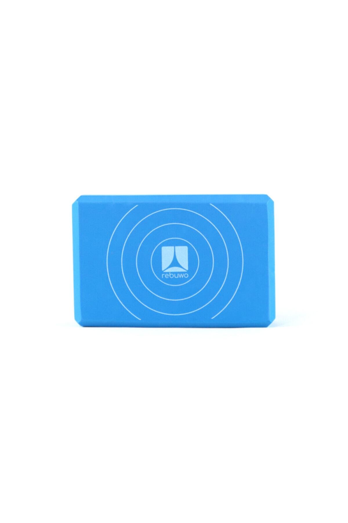 Rebuwo Köpük Yoga Bloğu Yoga Block Mavi