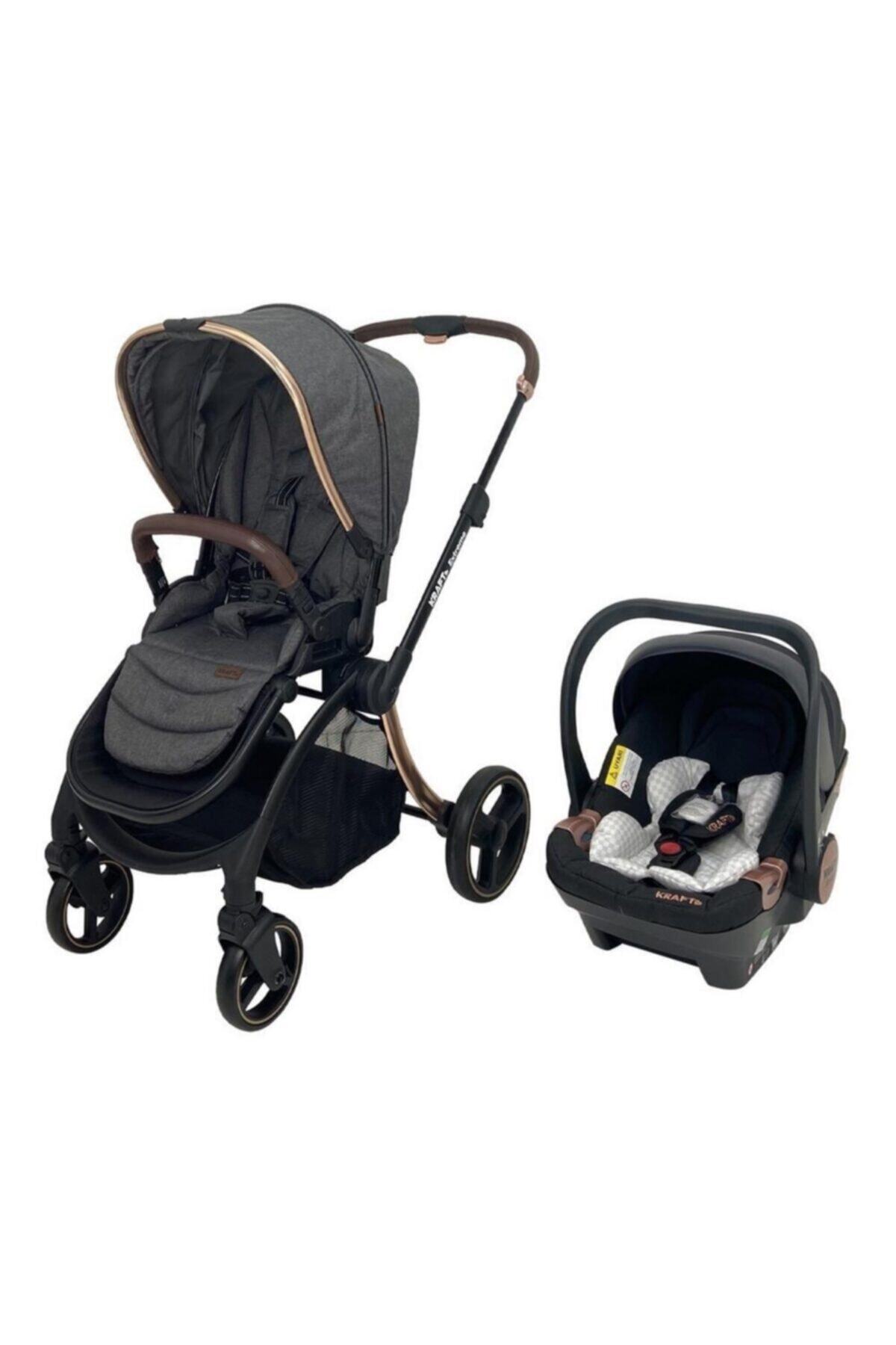 Kraft Extreme Travel Sistem Bebek Arabası - Grey