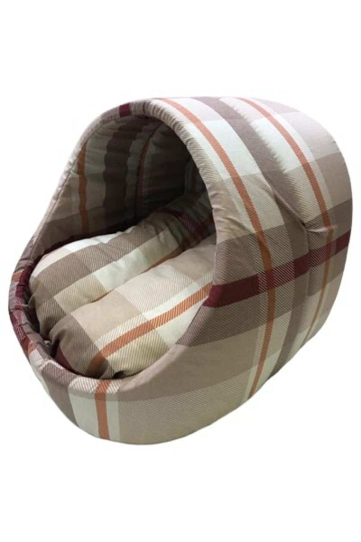 eryatex Kedi Evi Mağara Model Kedi Yuvası Minderli Kedi Yatağı Yıkanabilir Silinebili 40 X40 Cm