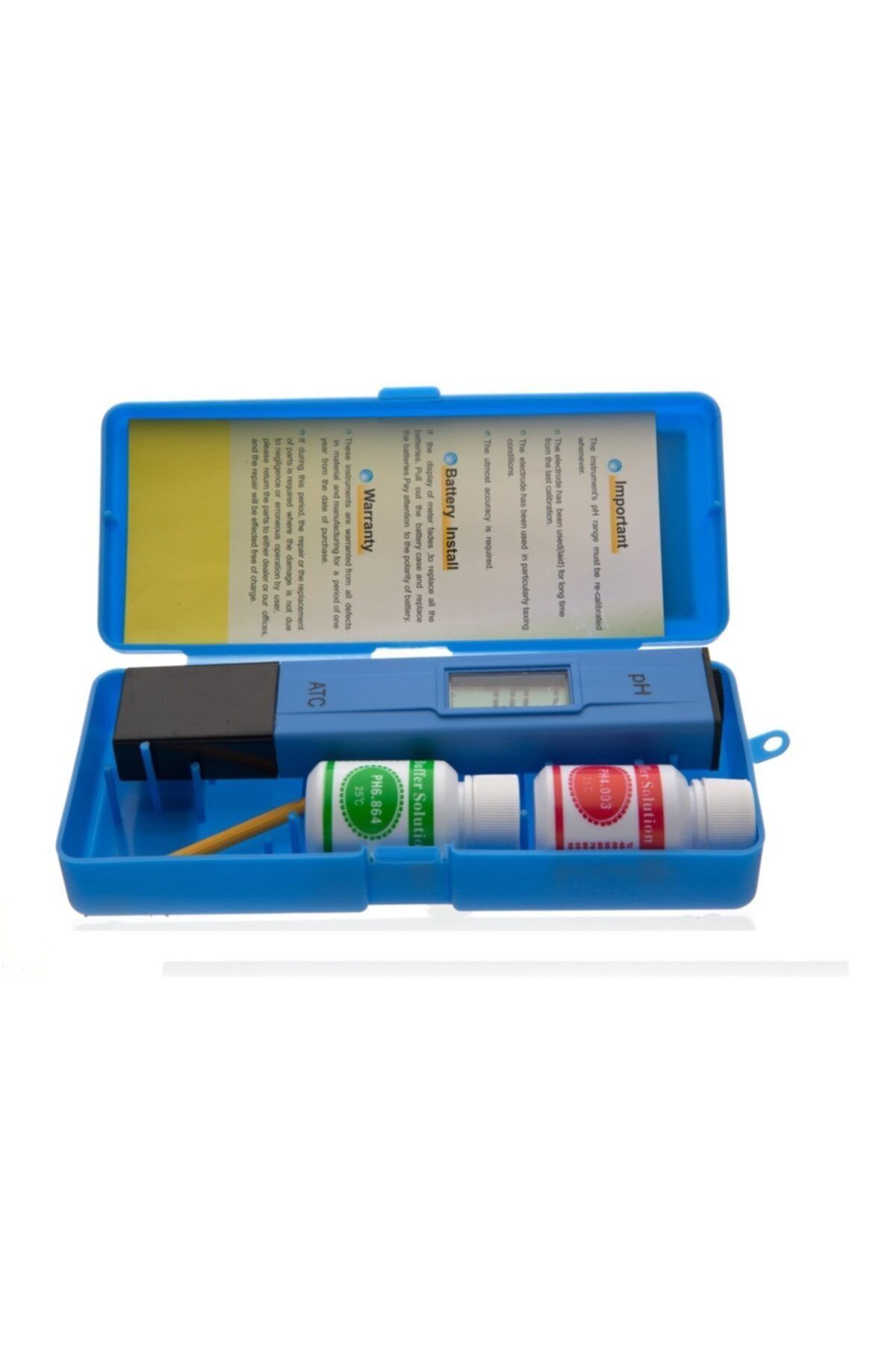 Edulab Ph Metre (0,1 Ph Brm. Ayarlı, Cam Elekt. Ve Kalibr. Çözeltili)