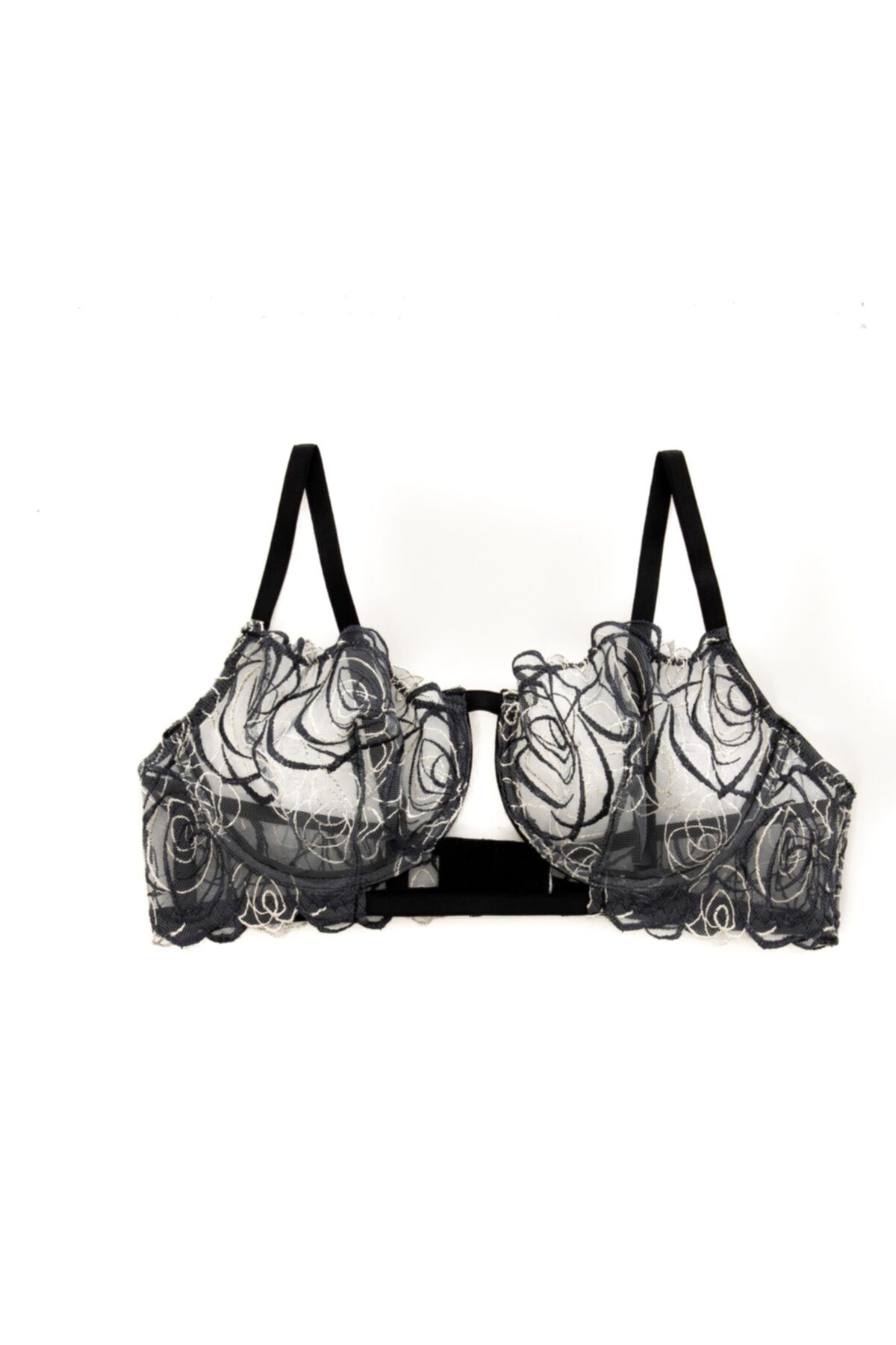 House of Silk Spiral Lace Balconette Sütyen