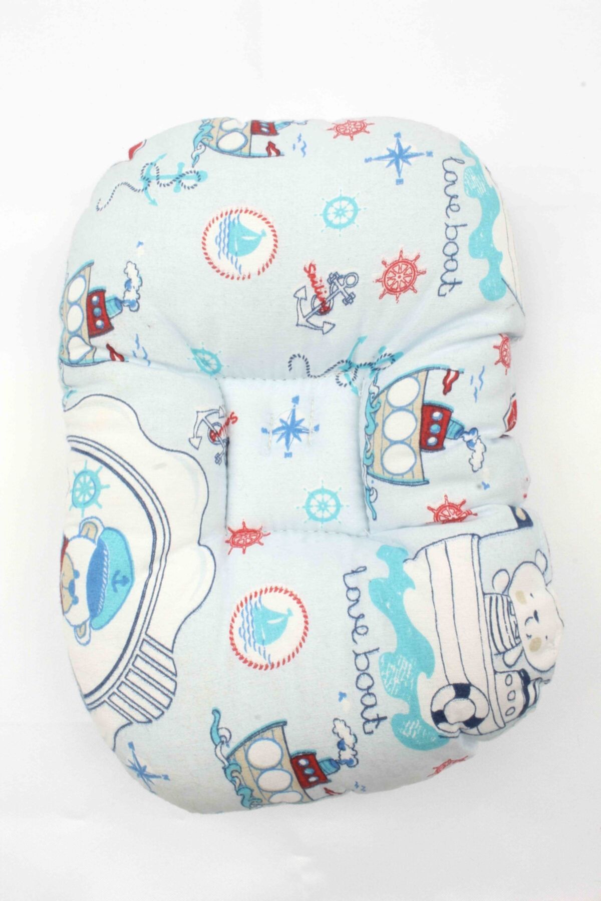 SARATRENDBABY Ayıcık Desenli Bebe Emzirme Yastığı Mavi