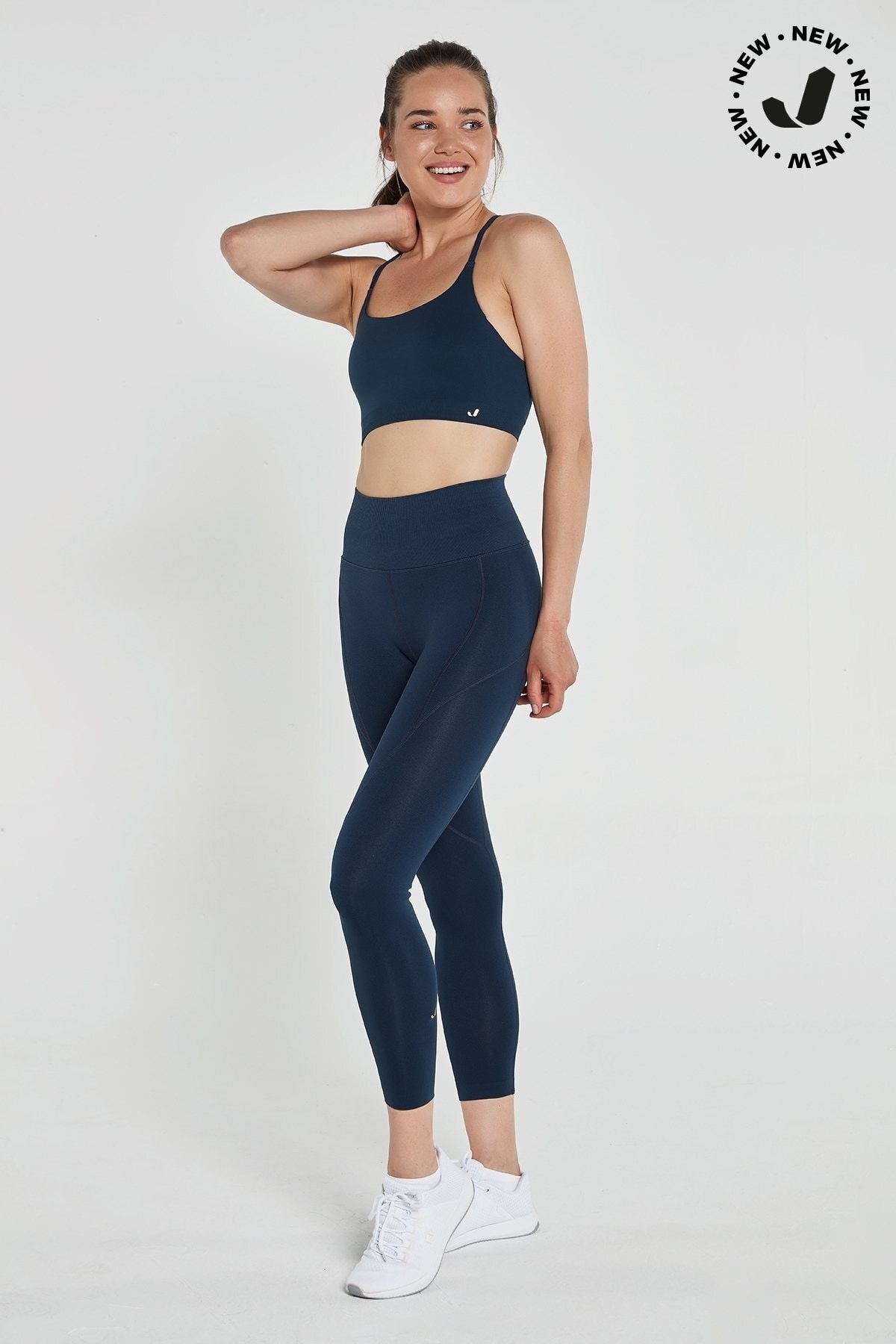 Jerf Pine Yüksek Bel & Toparlayıcı Tayt Lacivert