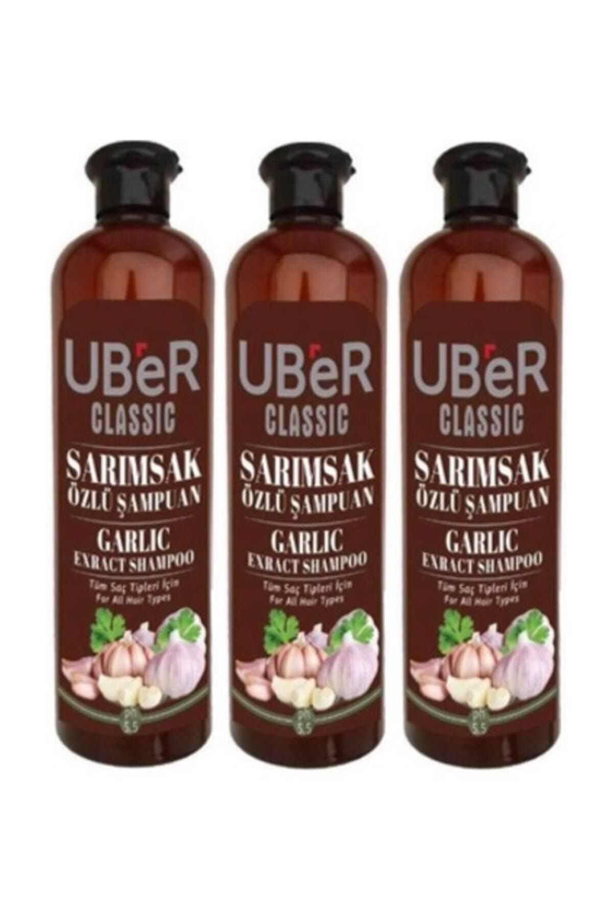 Uber Sarımsak Özlü Saç Bakım Şampuanı 700 ml X 3 Adet