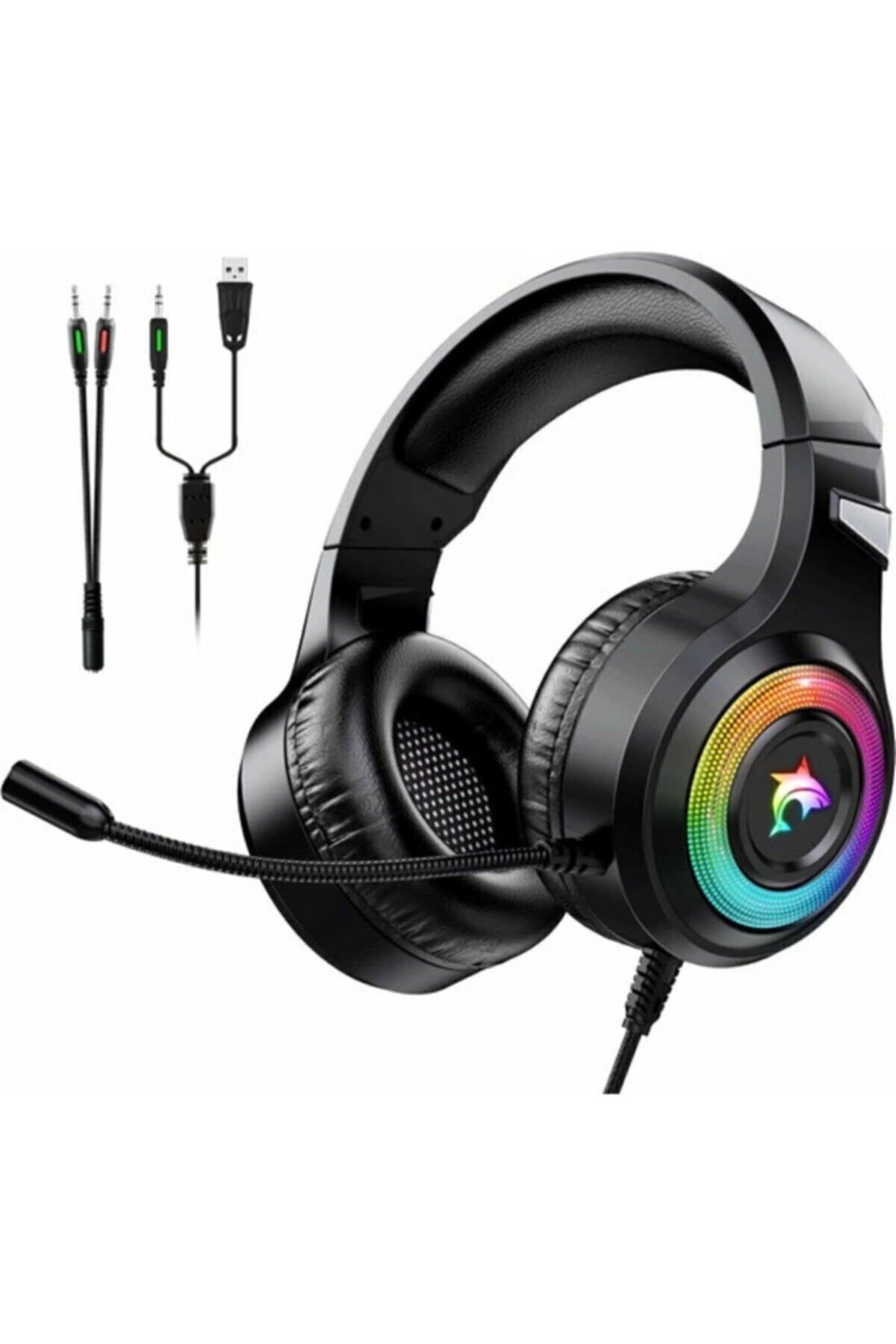 Chermik Profesyonel Oyuncu Kulaklığı 7.1 Rgb Işıklı Kingboss F2