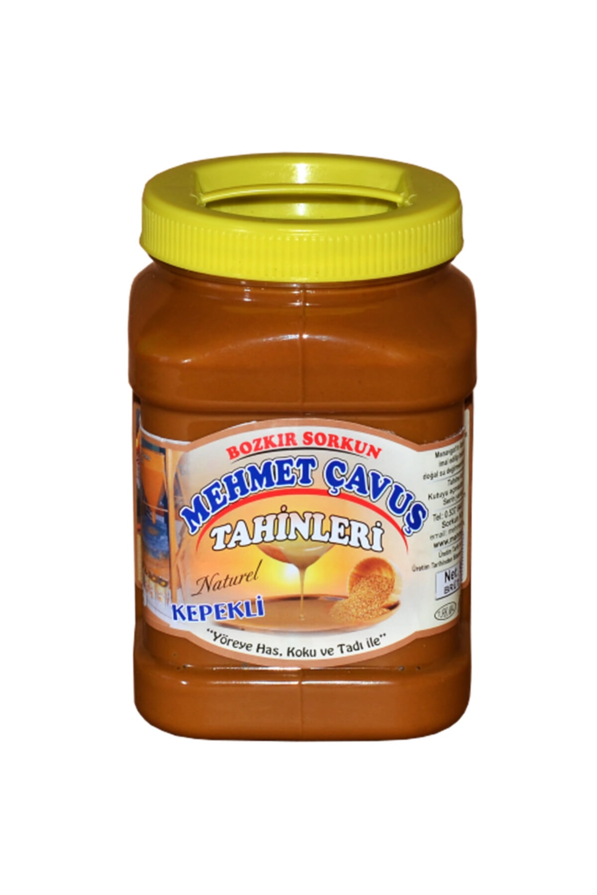 Mehmet Çavuş Kepekli Bozkır Tahini Plastik Kutu 1 Kg (Net 935 gr)