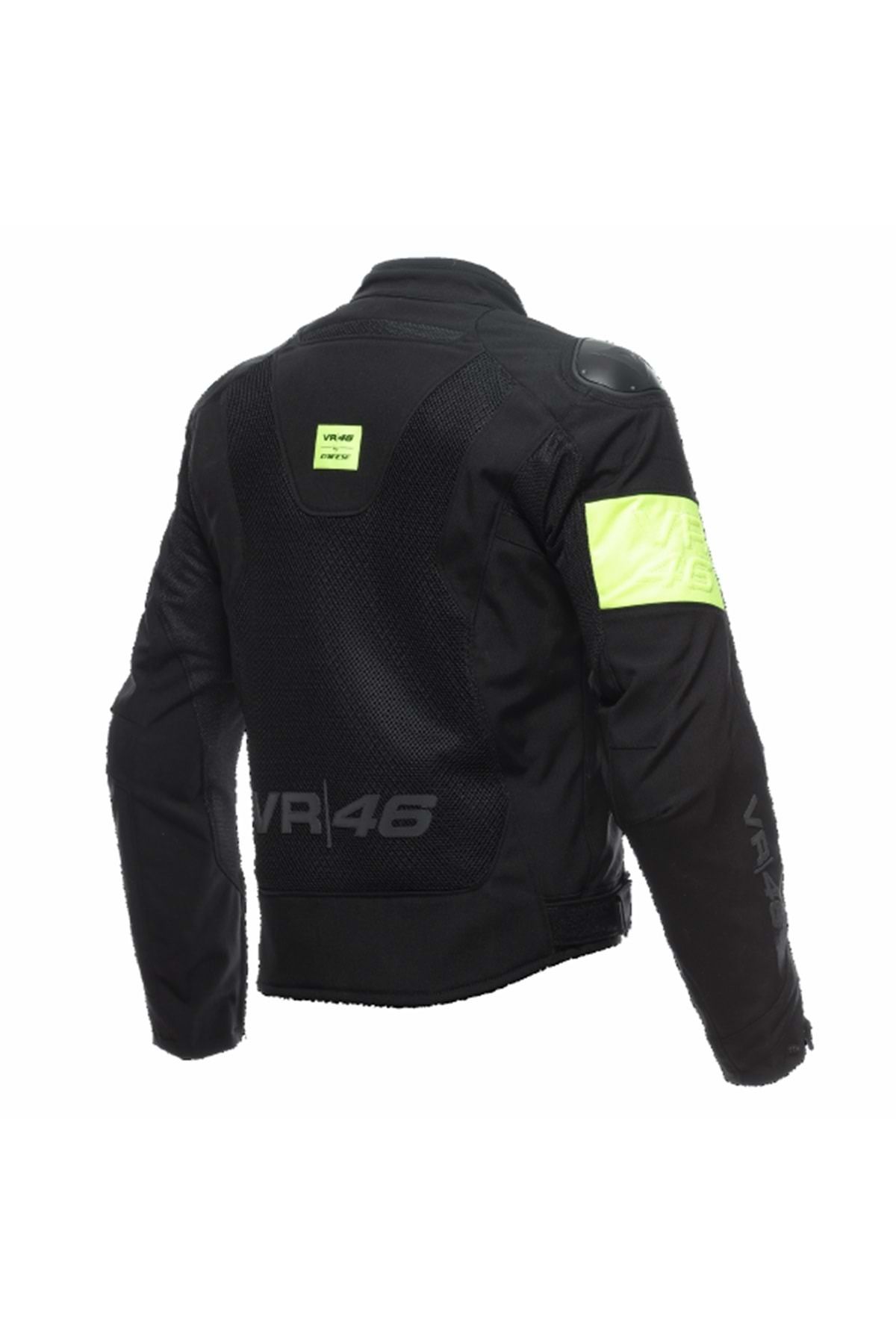 /vr46 Wetlap Aır D-dry Jacket Black/fluo-yellow