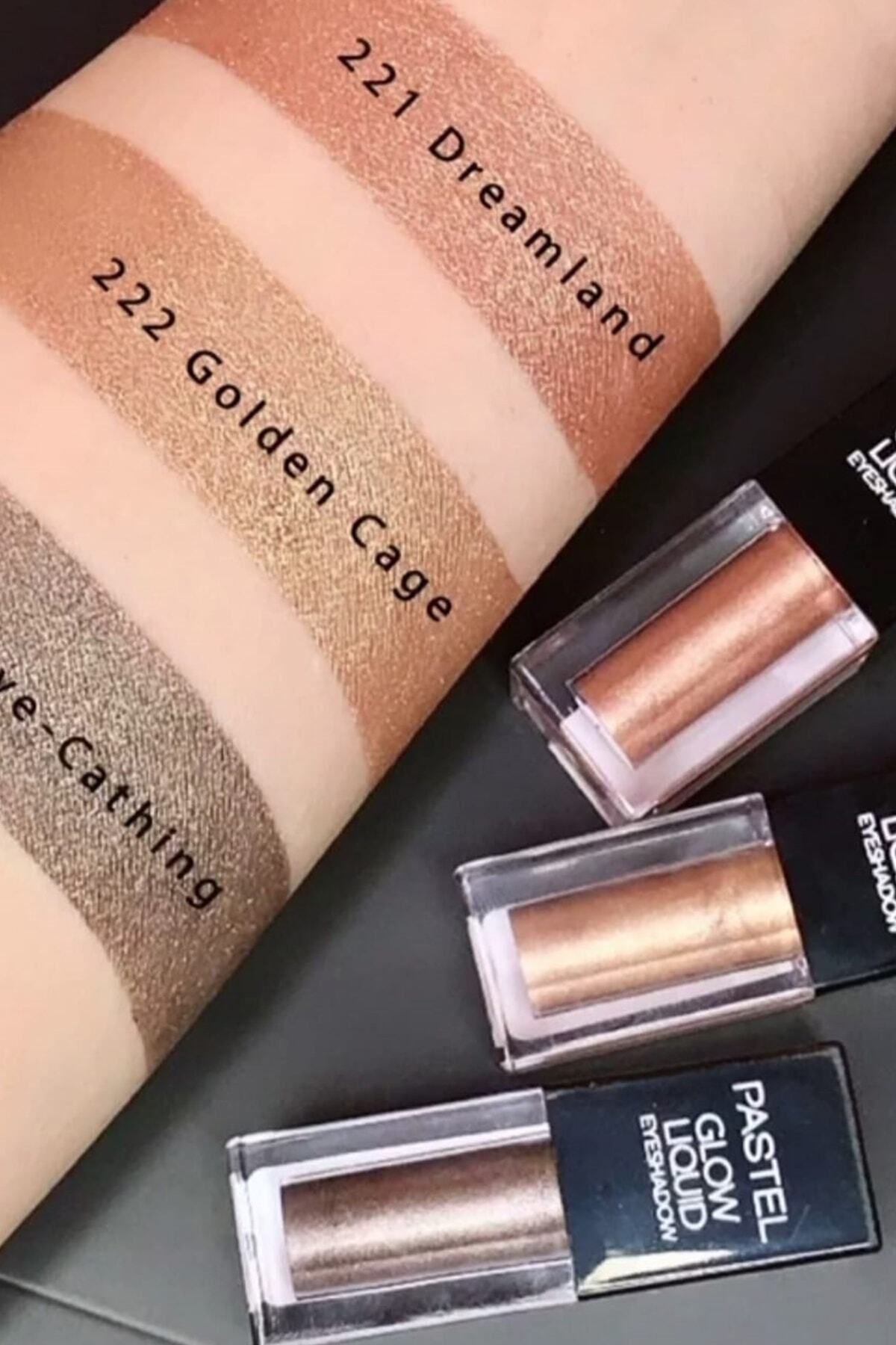 Glow Liquid Eyeshadow 222 Golden Care - Göz Farı