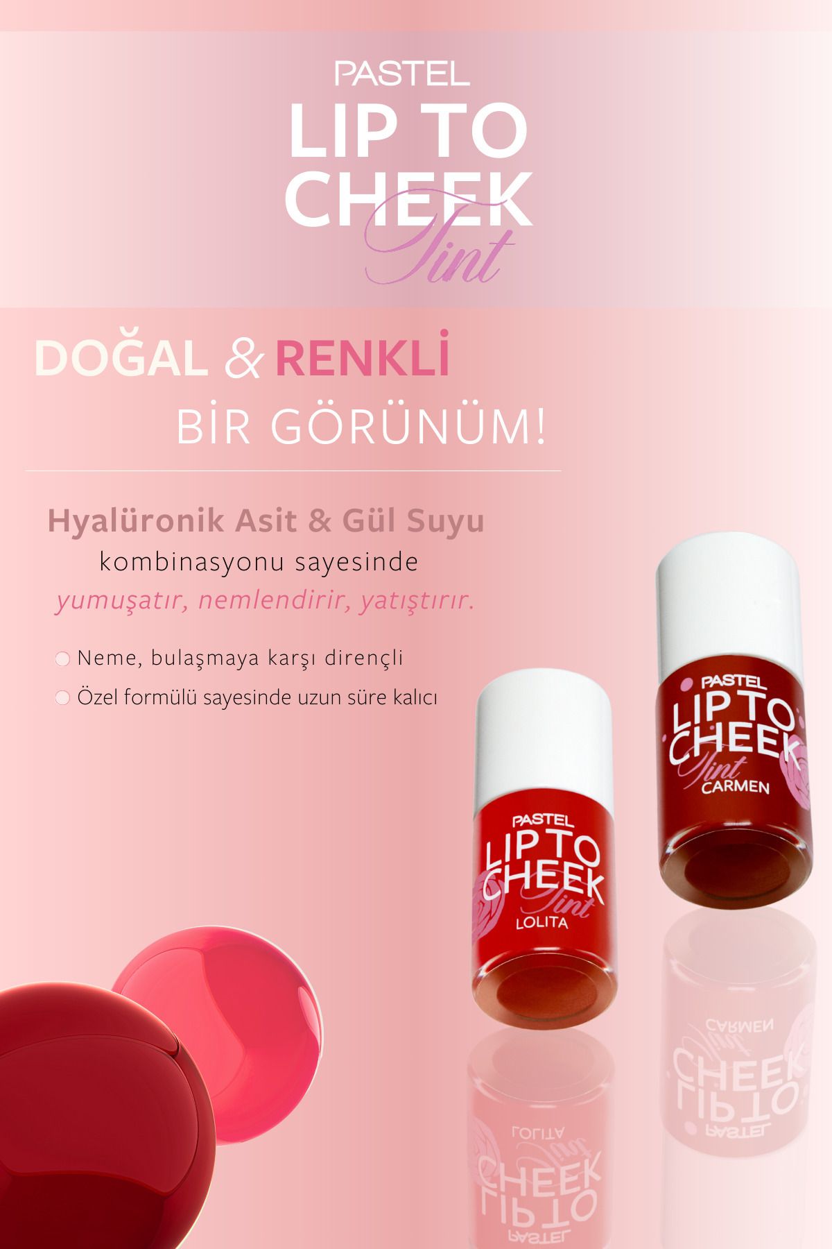 Lip To Cheek Tint Carmen Ruj Ve Allık