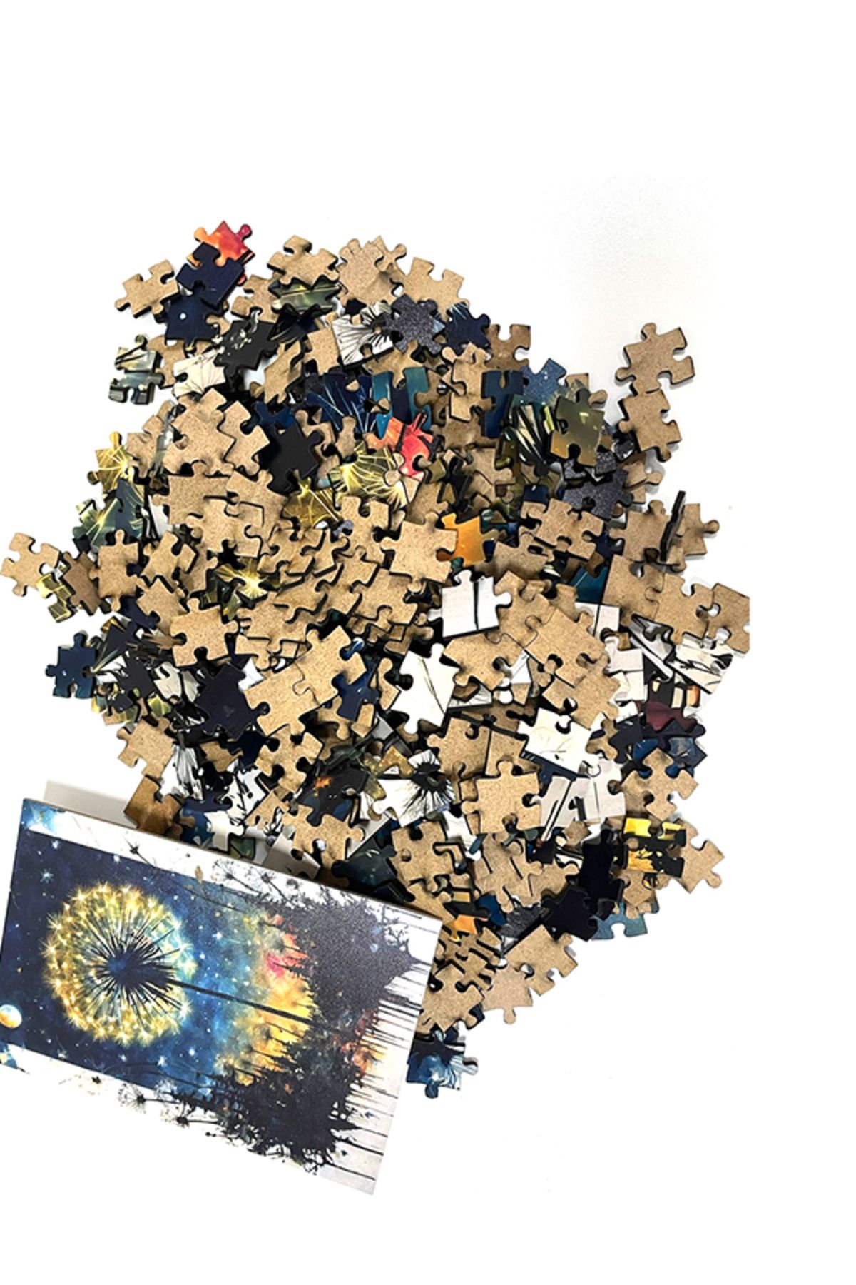 Ahşap Mdf Puzzle Yapboz Bavyera Kadını ve Bira 500 Parça 50*70 Cm