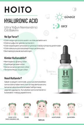 Hyalüronik Asit Serum 30ml - Yoğun Nemlendirici Yaşlanma Karşıtı Dolgunlaştırıcı Cilt Bakım Serumu Image 2