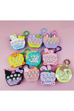 Işıklı Sesli Popit Oyuncak Eğitici Mini Oyun Konsolu Şeker Oyunu Image 0