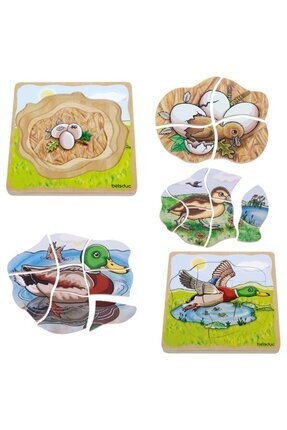 Katlı Puzzle-ördek 21x21cm Image 0
