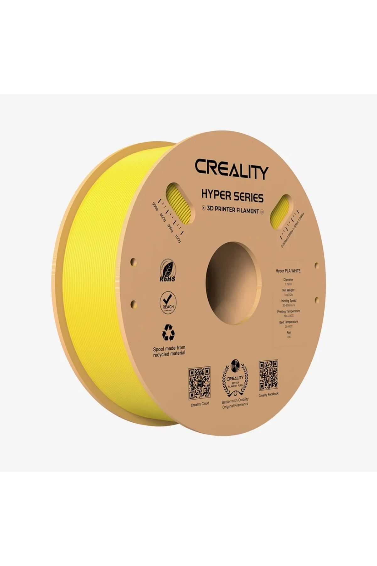 Creality Hyper Pla Sarı 3dYazıcı Filament