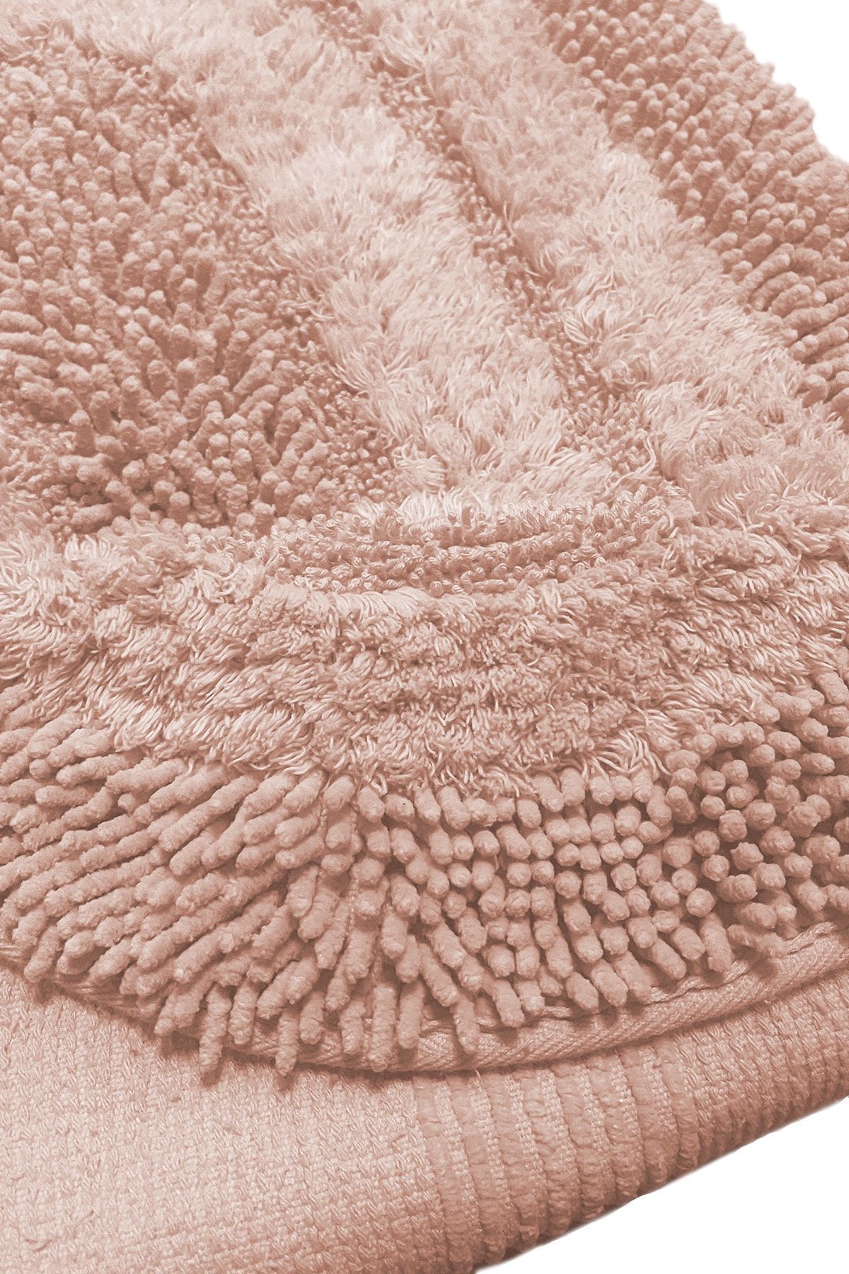 ست پودر ماکورونی 2 عدد فرش حمام نخی Bpmk