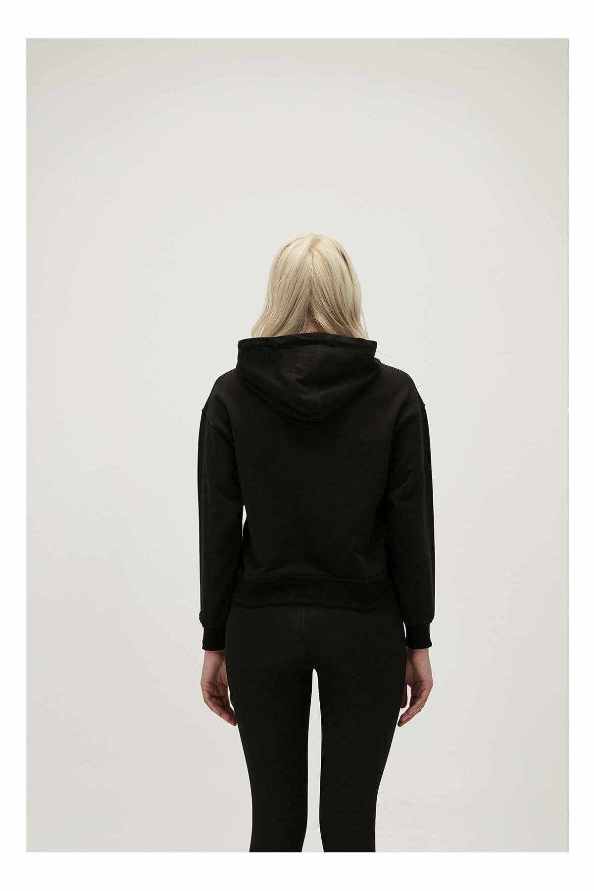 Gloria Hoodie Kadın Sweatshirt - Siyah