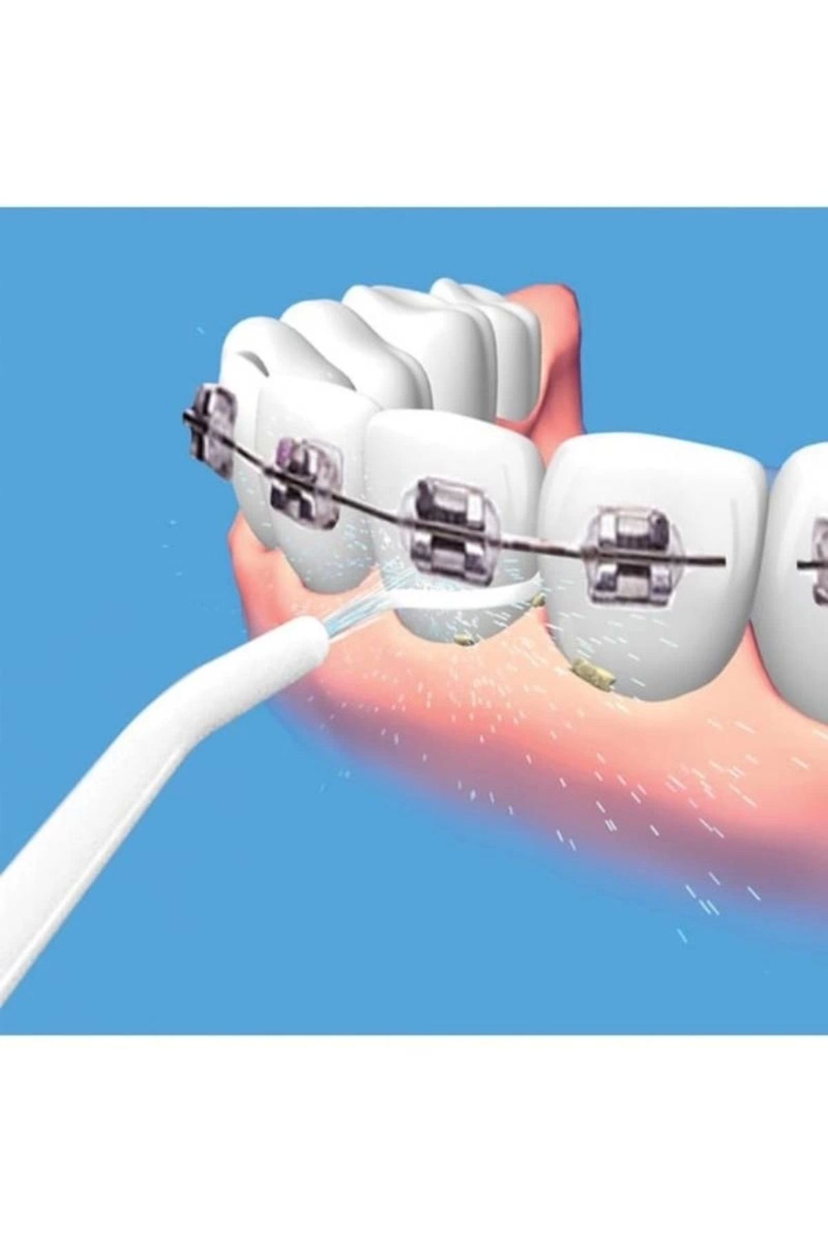 Portatif Tasarım Power Floss Mekanik Diş Ve Ağız Temizleme Aleti