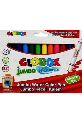 12 Renk Jumbo Yıkanabilir Keçeli Kalem 3379 Image 0