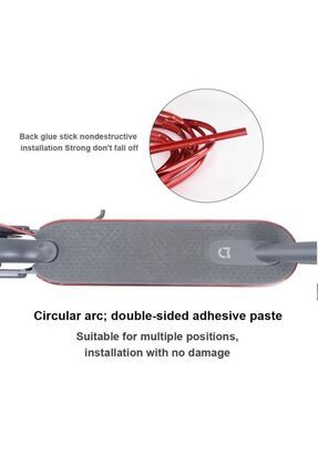 M365 M365 Pro Elektrikli Scooter Için Metalik Tampon Koruma Şerit Image 6