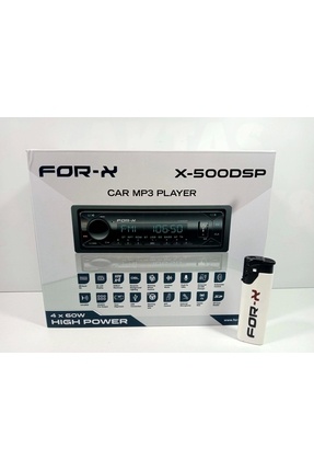 Teyp + For-x Çakmak – For-x X-500DSP 4x60w – 3 Amfi Çıkışlı Tesisat Teybi Image 0