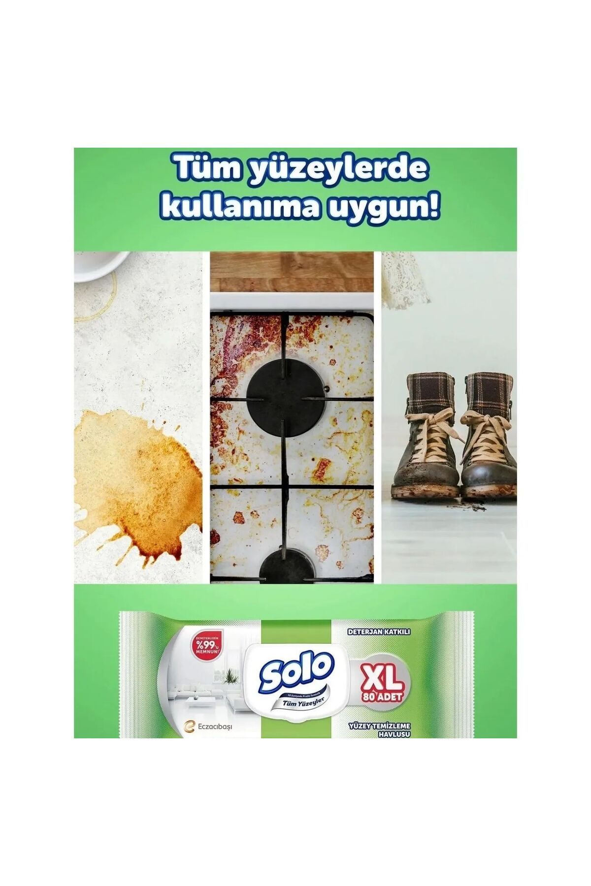 Solo Yüzey Temizleme Havlusu XL 80li