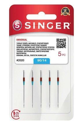 Singer Ev Tipi Dikiş Makinesi Iğnesi 14 Numara 2045-90/14 Image 1