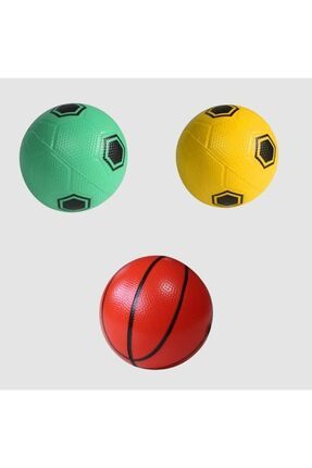 3'lü Küçük Karışık Plastik Top Seti (Üretici Firma) Image 0